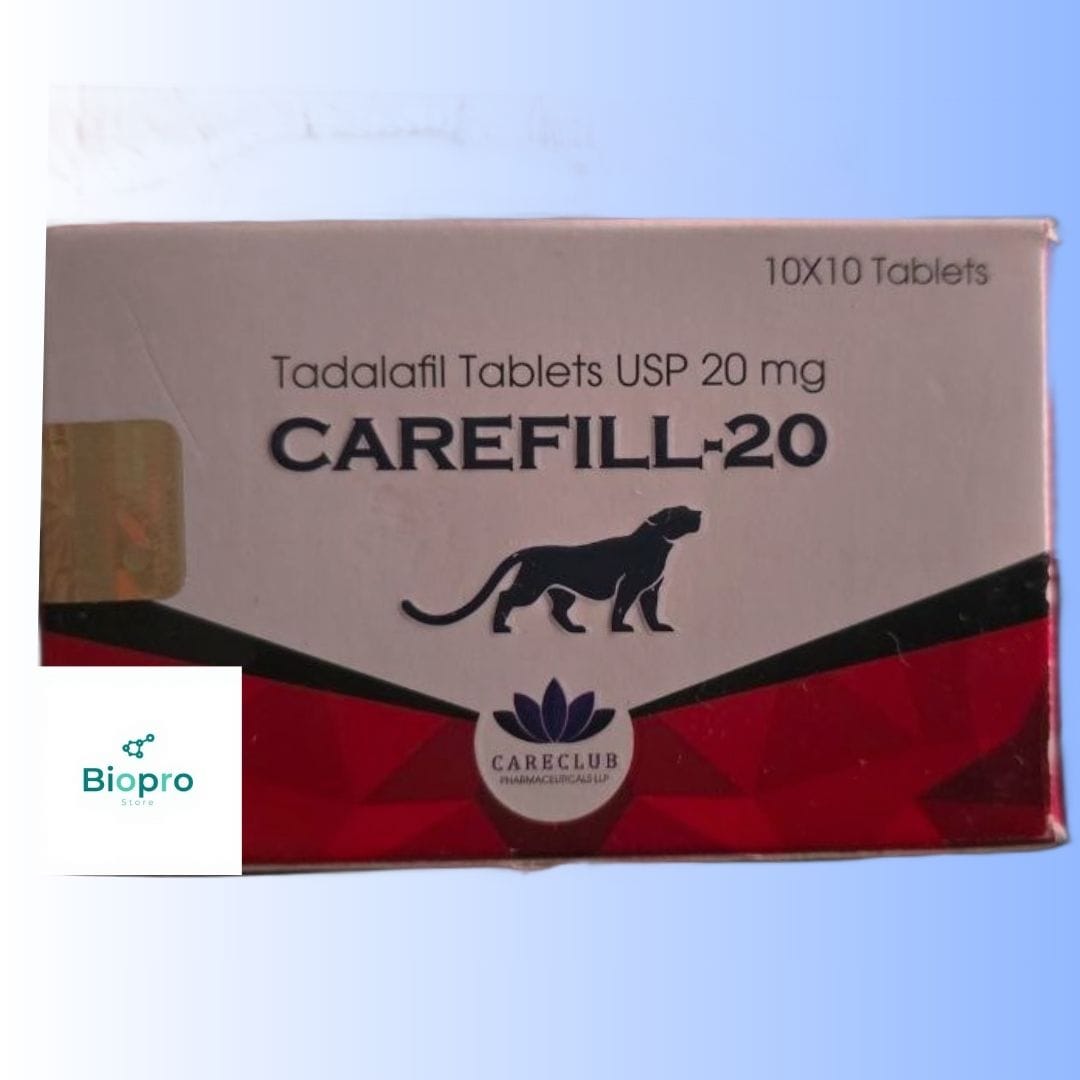 Tadalafil USP 20mg — Carefill Tablets