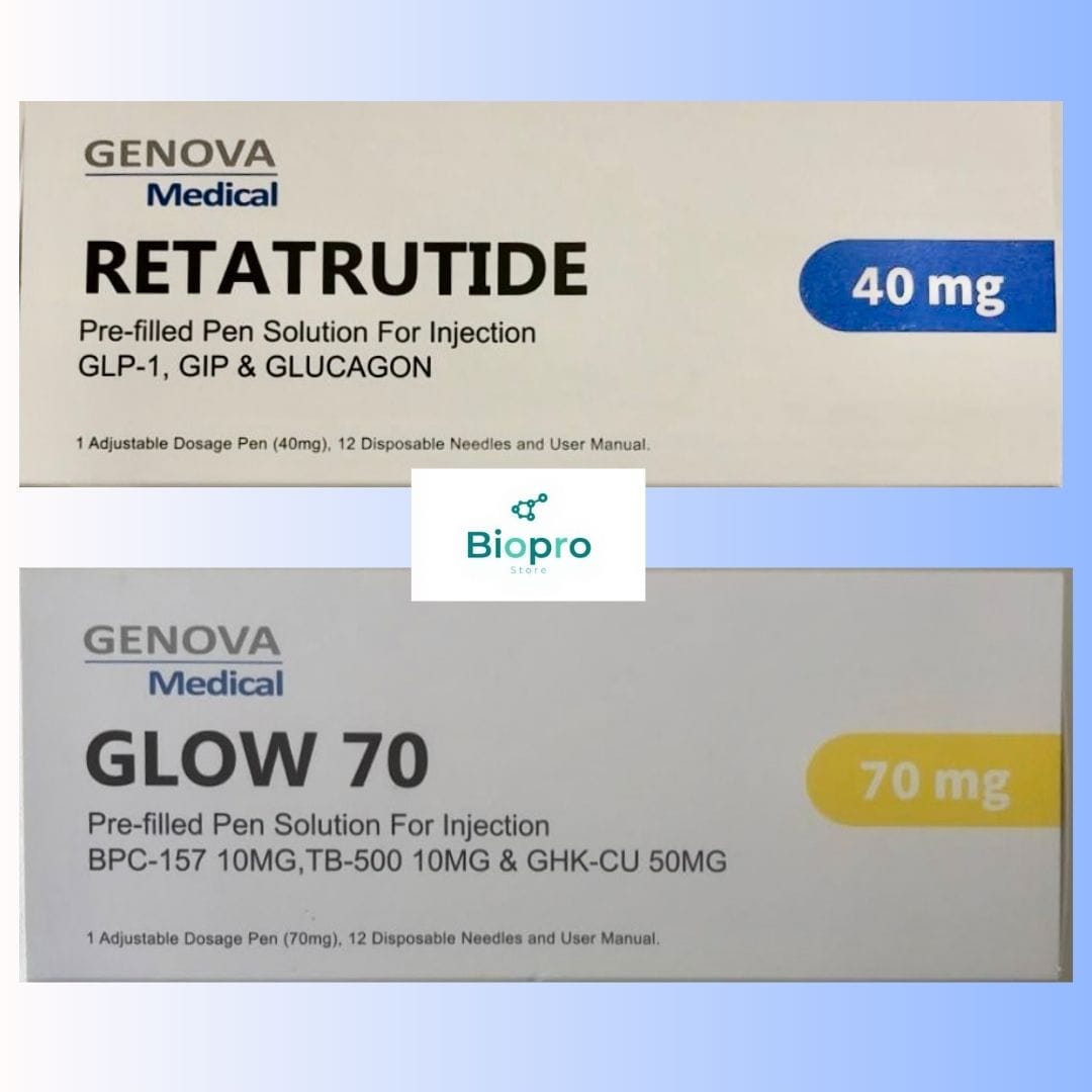 Genova Medical Retatrutide 40mg + GLOW 70mg Bundle
